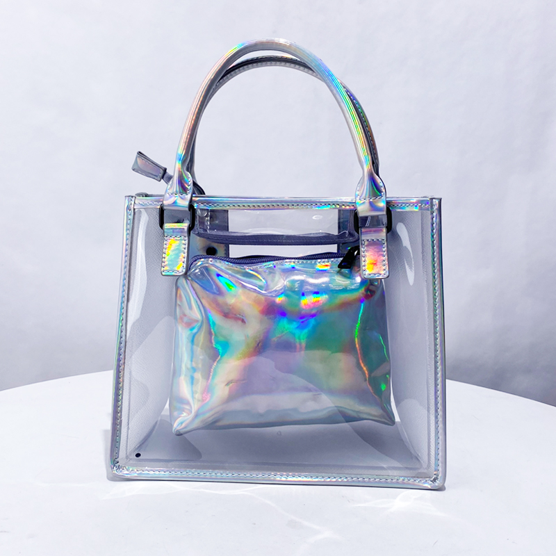 Women Bags Trend 2025 - Transparente Gelee-Verbundtaschen für Damen, luxuriöse Designer-Handtaschen,