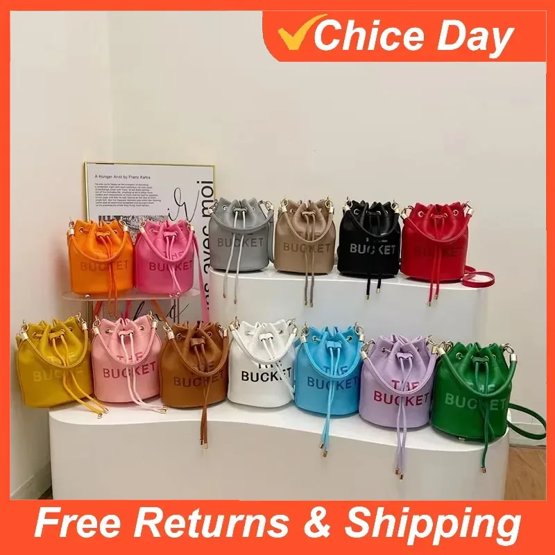 Women Bags Popular Brands - Modische, beliebte Damen-Eimertasche, Trendmarke, lässige Umhängetasche,