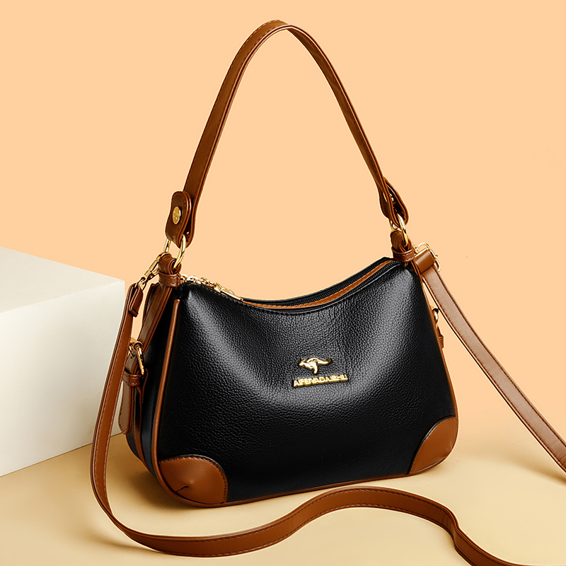 Women'S Kangaroo Bags - Echte 3 Schichten hochwertige weiche Leder
