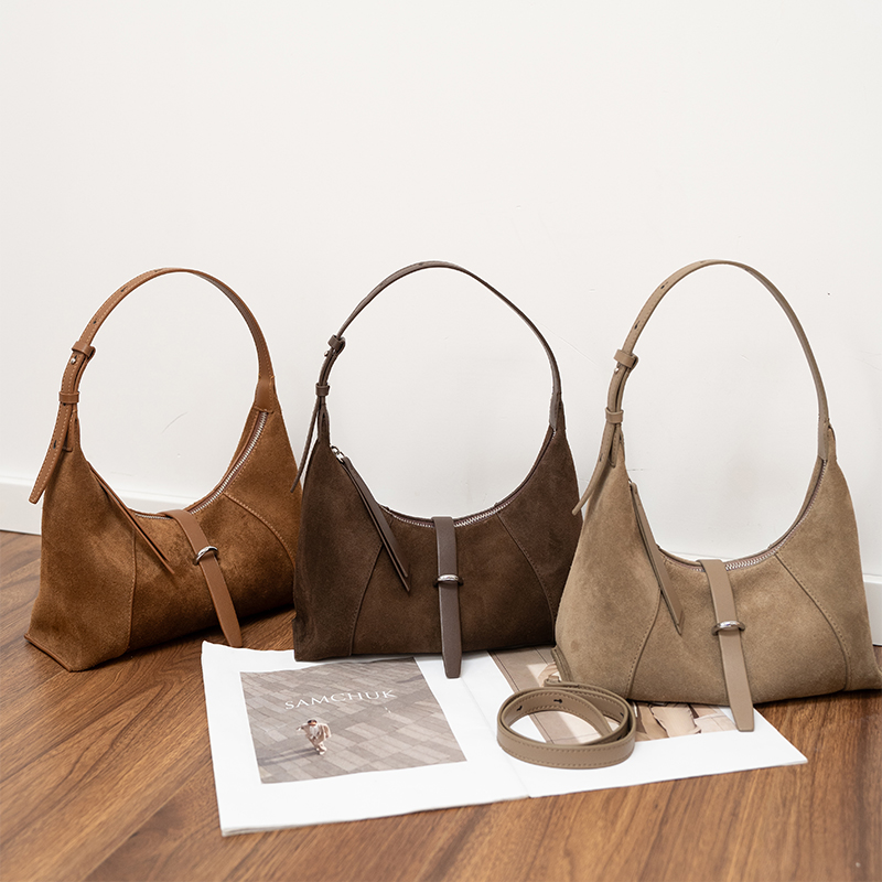 Women'S Work Bags Designer - Damen-Handtasche aus Wildleder im Designer-Stil, modische