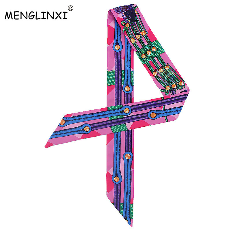 Women Bags Brands - Neue Kette Druck Kleine Silk Schal