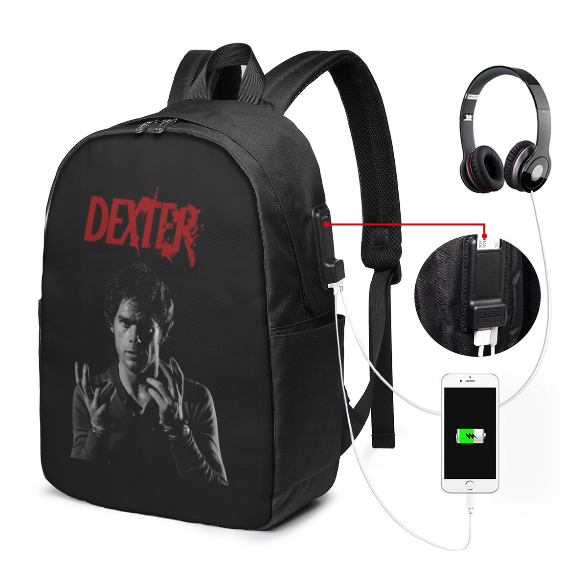 Women'S Bags Travel - Movie Dexter Morgan Rucksack, Reisetasche für