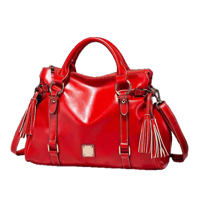 Women'S Work Bags Designer - Retro-Einkaufstasche aus weichem Leder für Damen