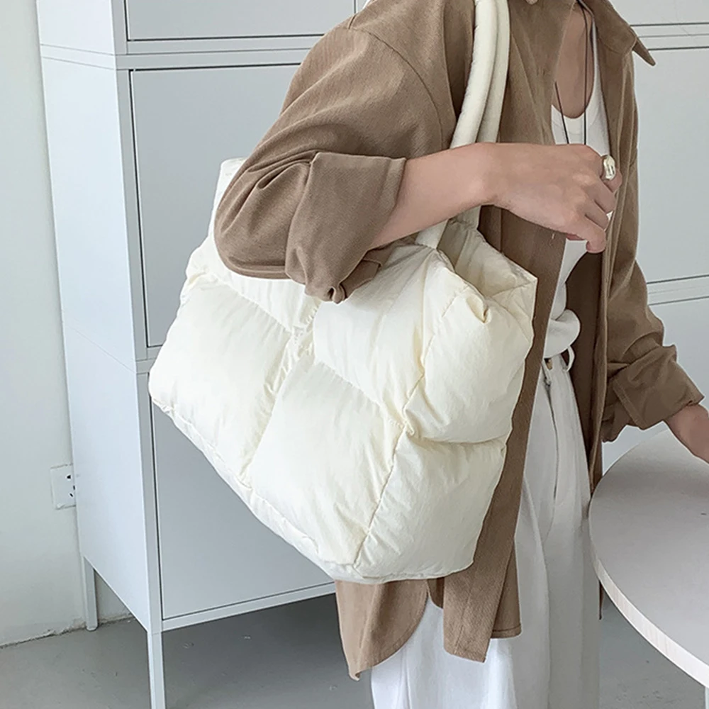 Baumwolle gepolsterte Tragetas – Women Bags Low Price Bewertung und Preis
