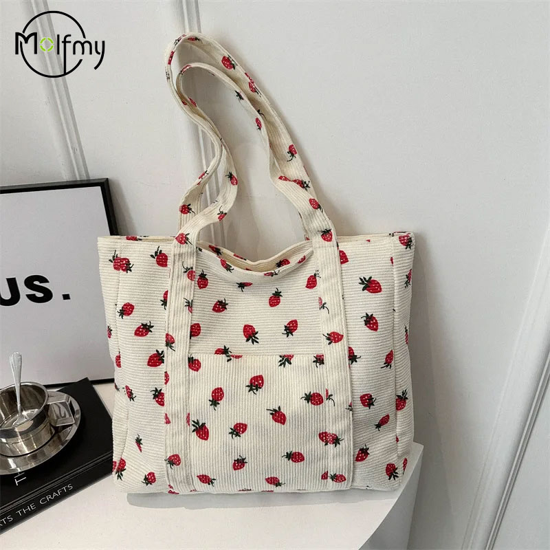 Cordhandtasche Erdbeeren Stran – Women Bags Low Price Bewertung und Preis