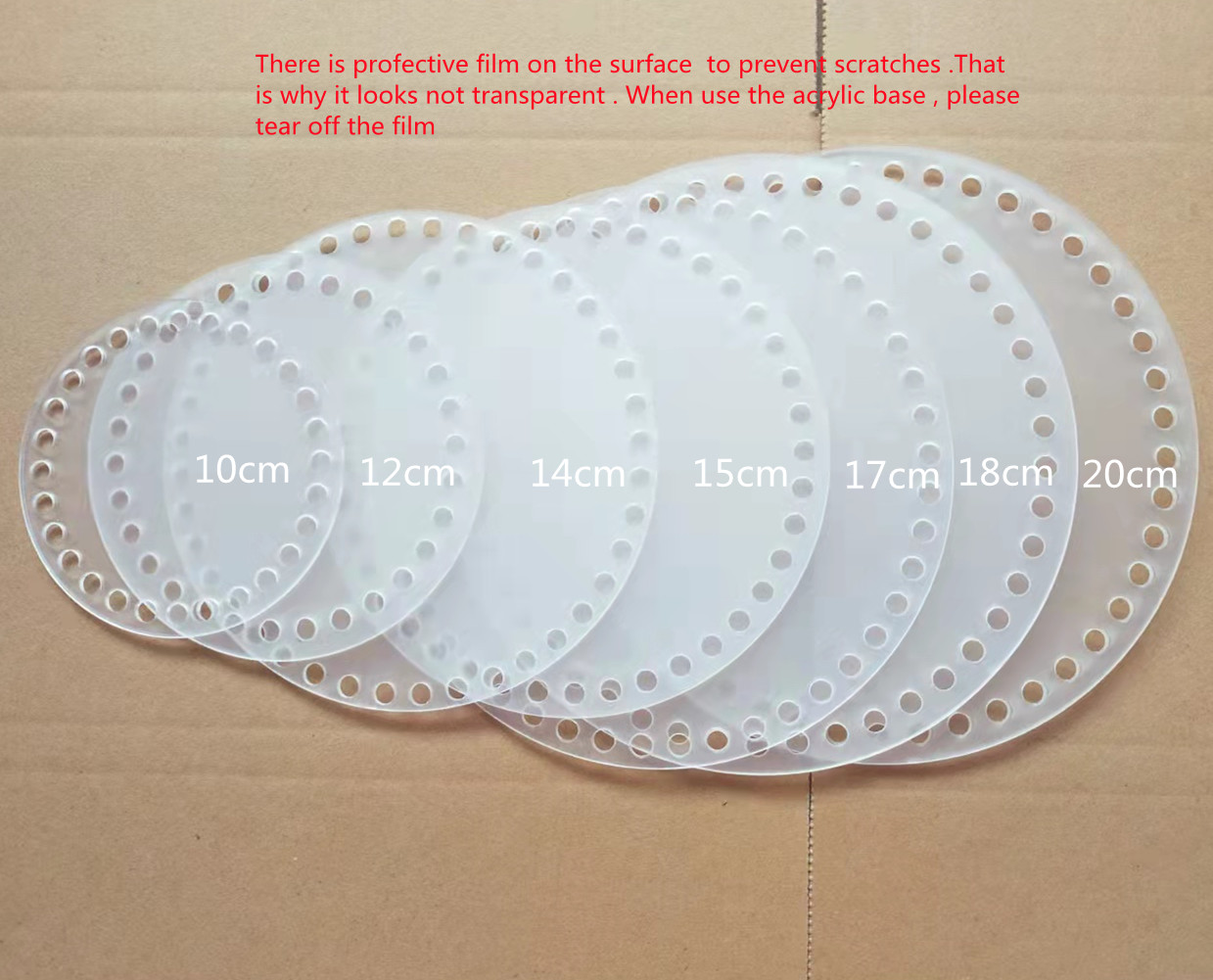 2 stücke runde transparente Ac – Circle Round Bag Bewertung und Preis